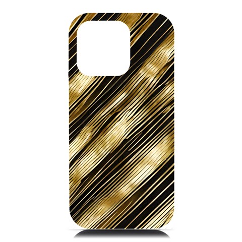 Gold Rush iPhone 16 Pro Max Black UV Print PC Hardshell Case from ArtsNow.com Front