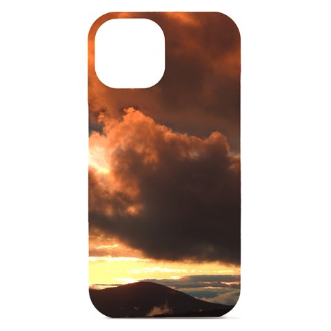 Sunset  iPhone 15 Black UV Print PC Hardshell Case from ArtsNow.com Front