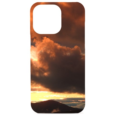 Sunset  iPhone 15 Pro Max Black UV Print PC Hardshell Case from ArtsNow.com Front