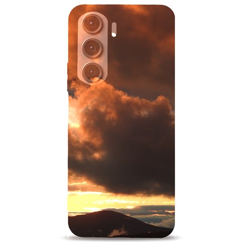 Sunset  Samsung Galaxy S24 Plus 6.7 Inch Black TPU UV Case from ArtsNow.com Front