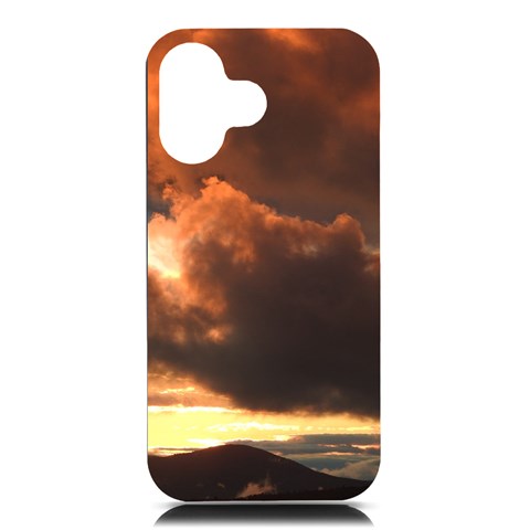 Sunset  iPhone 16 Black UV Print PC Hardshell Case from ArtsNow.com Front