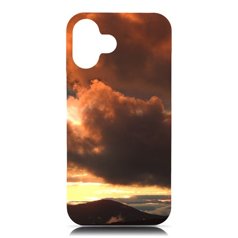 Sunset  iPhone 16 Plus Black UV Print PC Hardshell Case from ArtsNow.com Front