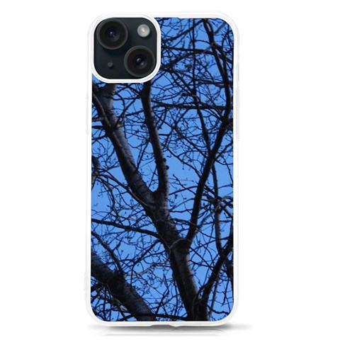 Tree and Blue Skies iPhone 15 TPU UV Print Case from ArtsNow.com Front