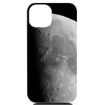 Moon Phone Case iPhone 14 Black UV Print PC Hardshell Case