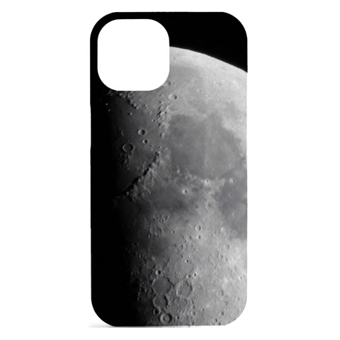 Moon Phone Case iPhone 15 Black UV Print PC Hardshell Case from ArtsNow.com Front