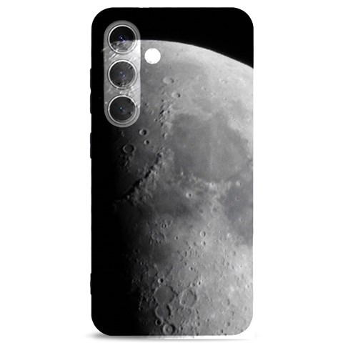 Moon Phone Case Samsung Galaxy S24 6.2 Inch Black TPU UV Case from ArtsNow.com Front