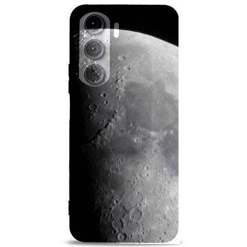 Moon Phone Case Samsung Galaxy S24 Plus 6.7 Inch Black TPU UV Case from ArtsNow.com Front