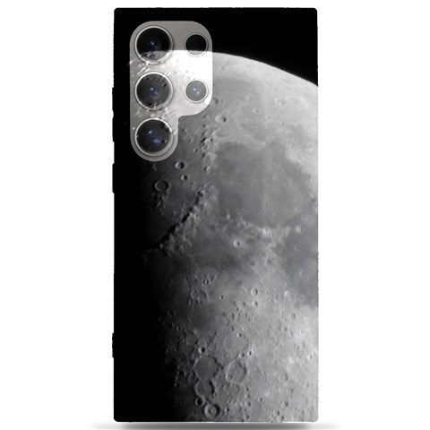 Moon Phone Case Samsung Galaxy S24 Ultra 6.9 Inch Black TPU UV Case from ArtsNow.com Front