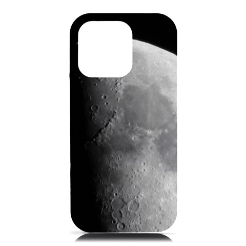 Moon Phone Case iPhone 16 Pro Max Black UV Print PC Hardshell Case from ArtsNow.com Front