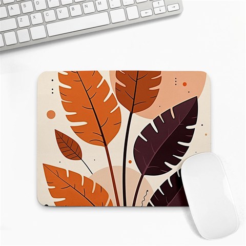 Leaves Boho Monster Nature Small Mousepad from ArtsNow.com Front