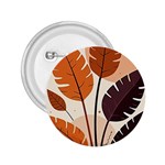 Leaves Boho Monster Nature 2.25  Buttons