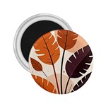 Leaves Boho Monster Nature 2.25  Magnets