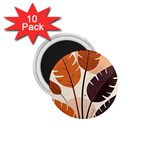 Leaves Boho Monster Nature 1.75  Magnets (10 pack) 