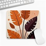 Leaves Boho Monster Nature Large Mousepad