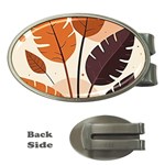 Leaves Boho Monster Nature Money Clips (Oval) 