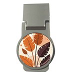 Leaves Boho Monster Nature Money Clips (Round) 