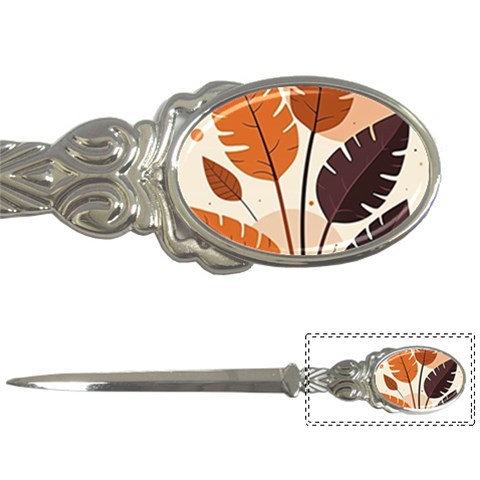 Leaves Boho Monster Nature Letter Opener from ArtsNow.com Front