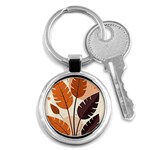 Leaves Boho Monster Nature Key Chain (Round)