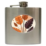 Leaves Boho Monster Nature Hip Flask (6 oz)