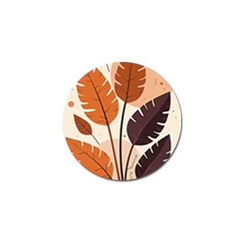 Leaves Boho Monster Nature Golf Ball Marker (10 pack) from ArtsNow.com Front