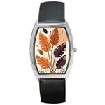 Leaves Boho Monster Nature Barrel Style Metal Watch