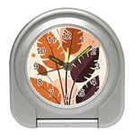 Leaves Boho Monster Nature Travel Alarm Clock