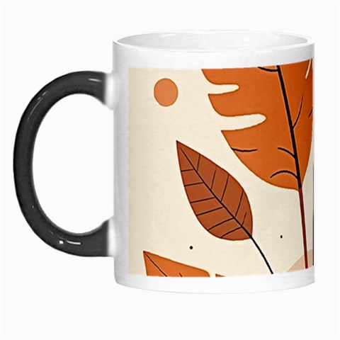 Leaves Boho Monster Nature Morph Mug from ArtsNow.com Left