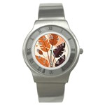 Leaves Boho Monster Nature Stainless Steel Watch