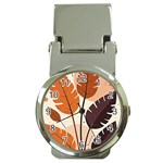 Leaves Boho Monster Nature Money Clip Watches