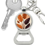 Leaves Boho Monster Nature Bottle Opener Key Chain