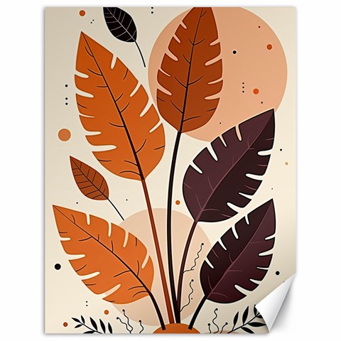 Leaves Boho Monster Nature Canvas 12  x 16  from ArtsNow.com 11.86 x15.41  Canvas - 1