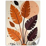 Leaves Boho Monster Nature Canvas 12  x 16 