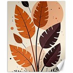 Leaves Boho Monster Nature Canvas 16  x 20 