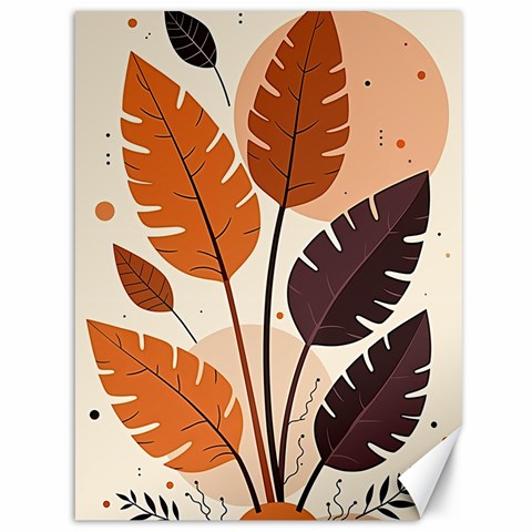 Leaves Boho Monster Nature Canvas 36  x 48  from ArtsNow.com 35.26 x46.15  Canvas - 1