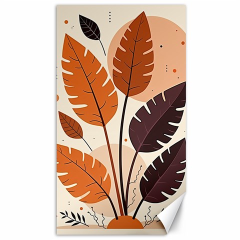 Leaves Boho Monster Nature Canvas 40  x 72  from ArtsNow.com 39.28 x69.23  Canvas - 1