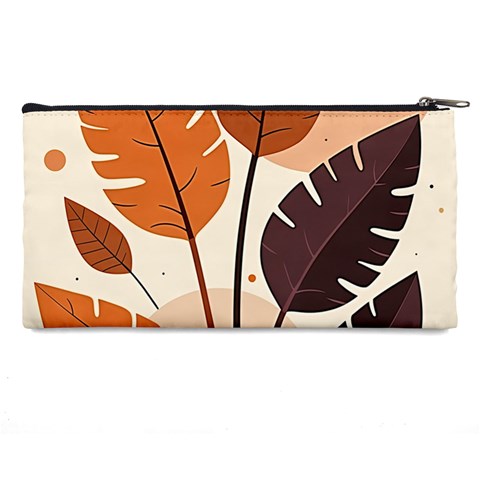 Leaves Boho Monster Nature Pencil Cases from ArtsNow.com Back