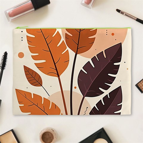 Leaves Boho Monster Nature Cosmetic Bag (XL) from ArtsNow.com Front