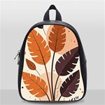 Leaves Boho Monster Nature School Bag (Small)