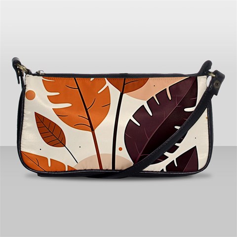 Leaves Boho Monster Nature Shoulder Clutch Bag from ArtsNow.com Front