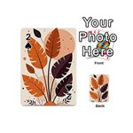 Leaves Boho Monster Nature Playing Cards 54 Designs (Mini)