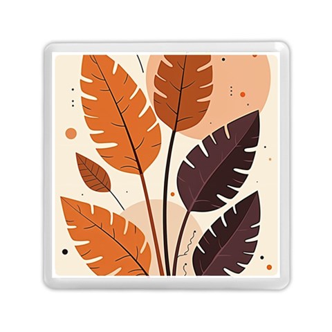 Leaves Boho Monster Nature Memory Card Reader (Square) from ArtsNow.com Front