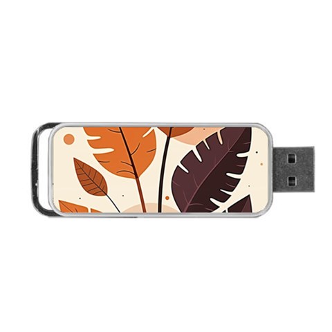 Leaves Boho Monster Nature Portable USB Flash (One Side) from ArtsNow.com Front