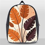 Leaves Boho Monster Nature School Bag (XL)