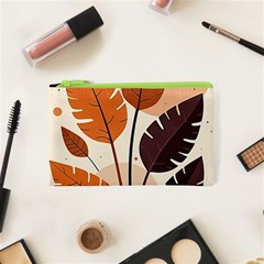 Leaves Boho Monster Nature Cosmetic Bag (XS) from ArtsNow.com Front