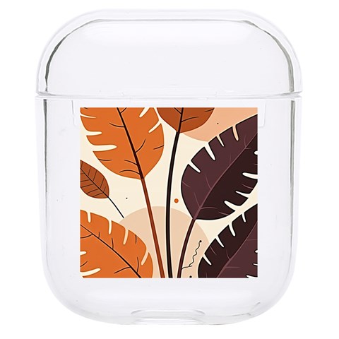 Leaves Boho Monster Nature Hard PC AirPods 1/2 Case from ArtsNow.com Front