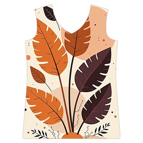 Leaves Boho Monster Nature Women s Basketball Tank Top from ArtsNow.com Front