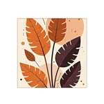 Leaves Boho Monster Nature Satin Bandana Scarf 22  x 22 