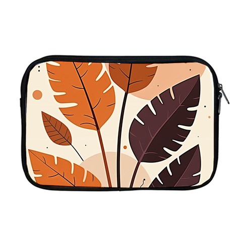 Leaves Boho Monster Nature Apple MacBook Pro 17  Zipper Case from ArtsNow.com Front