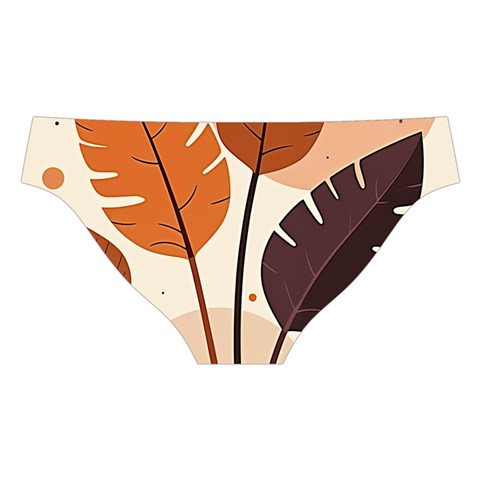 Leaves Boho Monster Nature Cross Back Hipster Bikini Set from ArtsNow.com Back Under