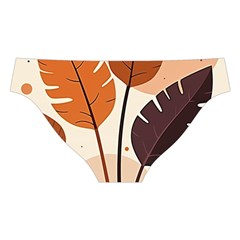 Leaves Boho Monster Nature Cross Back Hipster Bikini Set from ArtsNow.com Back Under